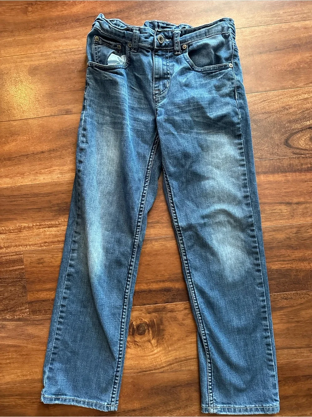 Kids Blue Denim Jeans - Classic bootcut Leg